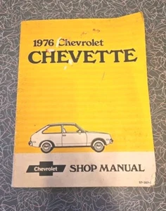 1976 Chevrolet Chevette Factory Shop Service Repair Manual ST 357-76 By GM - Picture 1 of 8
