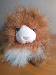 Commonwealth Lush Plush Vintage-18” 1989 Long-Haired Brown & White Cat RARE - Picture 1 of 7