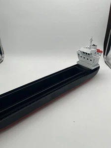 Ho Scale black, unpainted version Cargo Ship. 28” - Picture 1 of 5