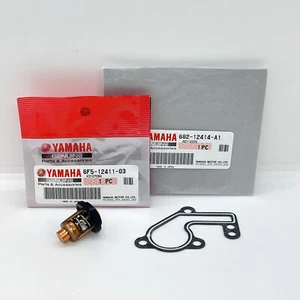 Yamaha OEM 9.9D & 15D 2-Stroke Outboard Thermostat & Gasket 6F5-12411-03-00 - Picture 1 of 1
