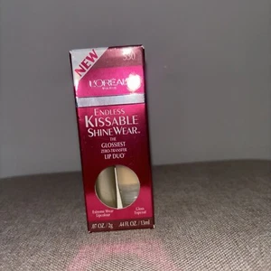 L'OREAL Endless Kissable Shine Wear The Glossiest Zero Transfer LIP DUO (U PICK) - Picture 1 of 1