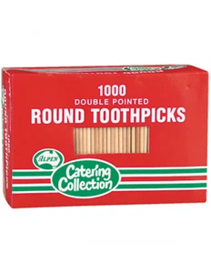 Toothpicks Double Ended 1000 Pack Packet - Picture 1 of 1