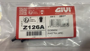 GIVI RICAMBIO 4 GOMMINI ART Z126A per PIASTRA GIVI MONORACK / WINGRACK/MONOKEY - Foto 1 di 2