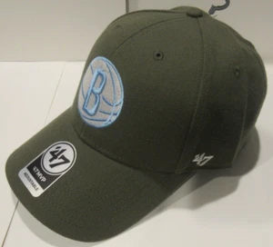 NUEVO CON ETIQUETAS NBA '47 Marca MVP - Brooklyn Nets Gris Talla Única Se Adapta al Sombrero Más Ajustable - Imagen 1 de 6