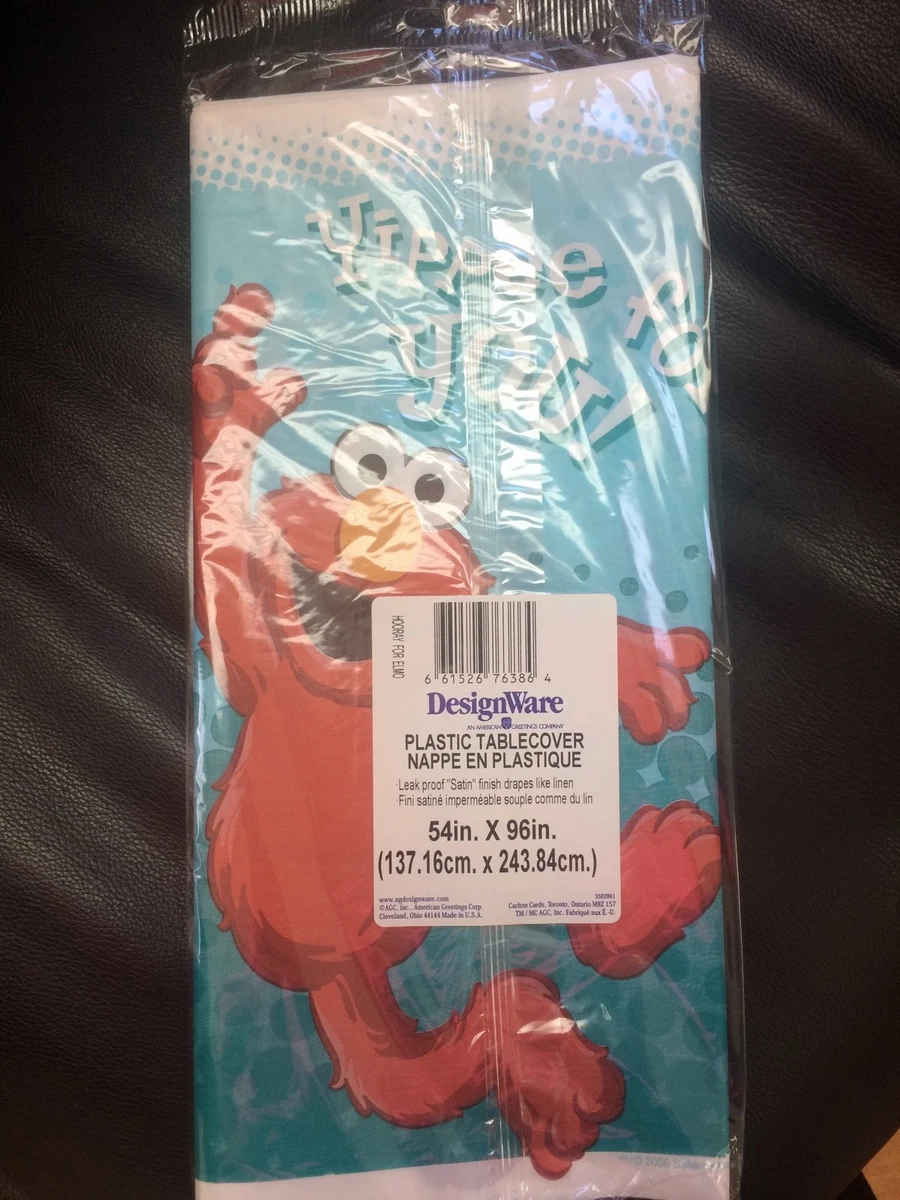 Sesame Street 1st Birthday Plastic Tablecover – 54" X 102" Party Decor - View #6
