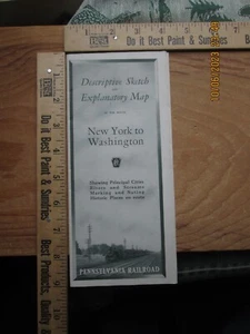 descriptive sketch & explanatory New York - Washington PA Railroad brochure 1927 - Picture 1 of 12
