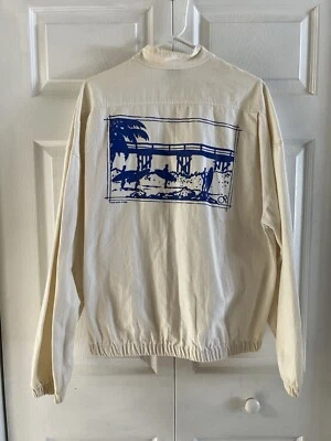 Chaqueta De Colección 1986 Ocean Pacific Cremallera Completa Gráfico Trasero Playa Surf Escena Unisex Foto 1 de 4