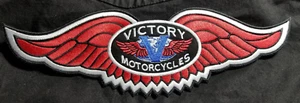 Parche bordado Victory Motorcycles Rocker rojo 3,5x11,5" - Imagen 1 de 3