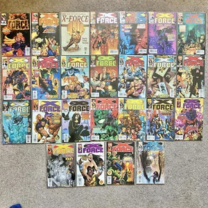 Marvel Comics X-Force Volume 1 #73 -99 Bundle Lot Run 1997-1999 - Foto 1 di 3