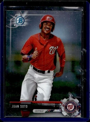Bowman Chrome Juan Soto Prospects 2017 #BCP180 Nationals Foto 1 de 2