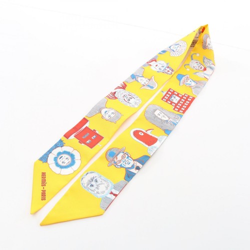 HERMÈS Sciarpa Hermes 1 Twilly Dress Code seta r23_0709