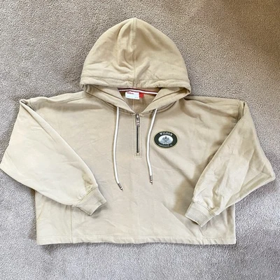 Sudadera con capucha recortada de tenis Wilson Sports Chicago para mujer talla XS/S  Foto 1 de 4