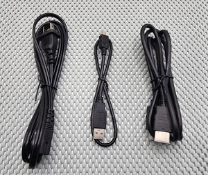 Connection Kit for Playstation 3 Slim Power Cord, HDMI Cable, Controller Charger - Picture 1 of 3