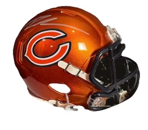 Roschon Johnson Signed Bears Flash Alternate Speed Mini Helmet (JSA & PIA) - Picture 1 of 8
