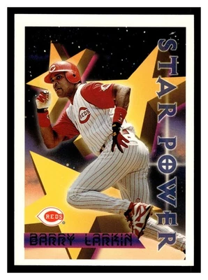 1996 Topps Barry Larkin #6 Cincinnati Reds - Image 1 of 2