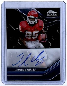 2023 Topps Composite Chrome Black Jamaal Charles Auto Kansas City Chiefs - Picture 1 of 2