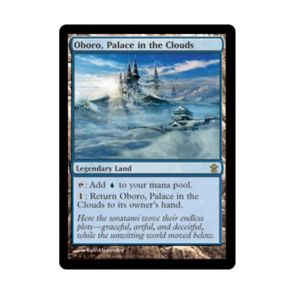 WOTC MtG Saviors of Kamigawa Oboro, Palace in the Clouds (R) EX - Image 1 of 1