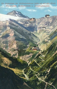 Postcard the Serpentines of Stelfserjochstrasse Italy (CC58) (58) - Picture 1 of 2