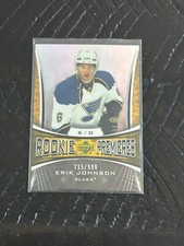 2007-08 Upper Deck Trilogy Rookie Premieres /999 Erik Johnson #174 Rookie RC