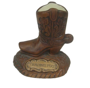 Stivali western in ceramica da cowboy marrone Treasure Craft Trading Post - Foto 1 di 8