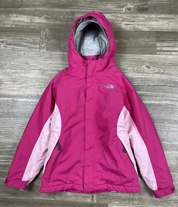 The North Face Girl's down parka Size L 14-16) Pink Hyvent Down - Picture 1 of 10