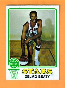 Zelmo Beaty Utah Stars 1973-74 Topps #225 Salón de la fama Prairie View A&M Woodville Texas - Imagen 1 de 2