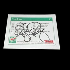 Kyle Petty 1992 TRAKS MELLO YELLO SET #2 WINSTON CUP NASCAR LEGEND signed card