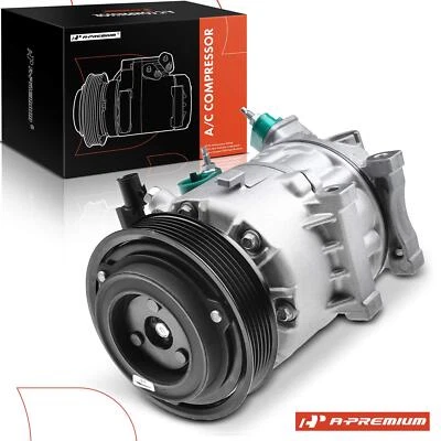 Compresor de aire acondicionado A-Premium con 6 ranuras para Hyundai Sonata 2010 Kia Optima 2009-2010 Foto 1 de 4