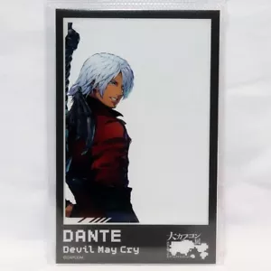 Tarjeta fotográfica transparente de exposición CAPCOM CREATION Dante Devil May Cry DMC 2025 Osaka - Imagen 1 de 4