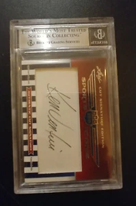 2010 Autographed Leaf Sports Icon Card Fuzzy Zoeller & Ken Venturi BECKETT D.13 - Picture 1 of 2