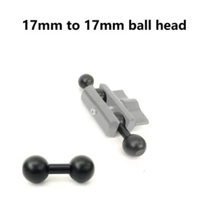 Aluminum Alloy 17mm to 17mm Balls Head Adapter Converters for Phone Camera - Picture 1 of 8