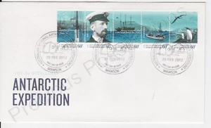 AUSTRALIAN ANTARCTIC TERRITORY AAT FDC 2012 EXPEDITION MAWSON PMK - Picture 1 of 1