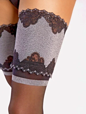 Fiore Belle Epoque 20DEN Halterlose Strümpfe Schwarz S-L Damenstrümpfe Nylons - Bild 1 von 4