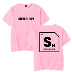 James Hype Stereohype T-Shirt Crewneck Short Sleeve Tee Men Women's Tshirt Hip H
