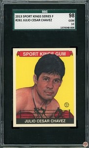 2013 SPORT KINGS JULIO CESAR CHAVEZ #261 SGC GEM 10 POP 1 (009)