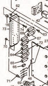 MEP-804A, 5905-01-368-2539 FIXED WIRE RESISTOR 88-20265 PART# 66 IN DIAGRAM