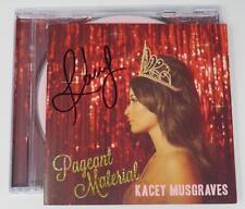 KACEY MUSGRAVES Signed Autograph Auto "Pageant Material" CD JSA