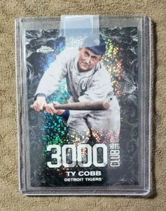 Topps Chrome Ty Cobb 3000C-2 2016 refractor envío gratuito bonita tarjeta  - Imagen 1 de 2