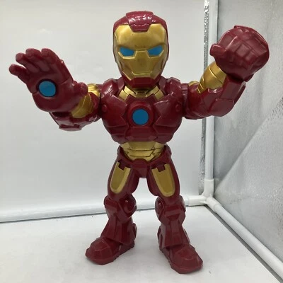 "Figura de acción de 10"" Playskool Marvel Super Hero Adventures Mega Mighties Iron Man" Foto 1 de 4