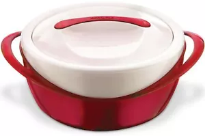 Large Insulated Casserole Dish with Lid 3.6 qt. Elegant Hot Pot Food Warmer/Cool - Picture 1 of 9