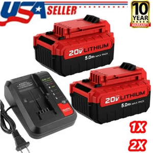 1-2Pack For Porter Cable PCC681L 20V MAX Li-Ion Battery PCC685L 3.0AH 5.0AH 7AH - Picture 1 of 24