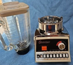 Vintage Osterizer Blender Pulse Matic 16 Dual Range Touch Pulse Tested Clean - Picture 1 of 18