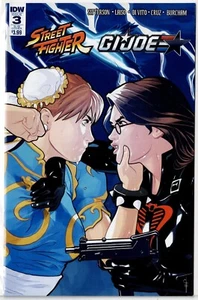 Street Fighter X G.I. Joe #3 IDW Comics aprile 2016 quasi nuovo + 9,6 - Foto 1 di 4