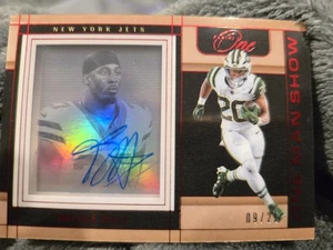 Jets Breece Hall 2024 Panini One 9/25 One Man Show Jets On Card Auto - Picture 1 of 2