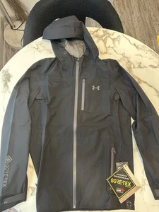 Size Small - Under Armour Mens Golf Water/Wind Proof GORE-TEX Rain Jacket - Picture 1 of 10