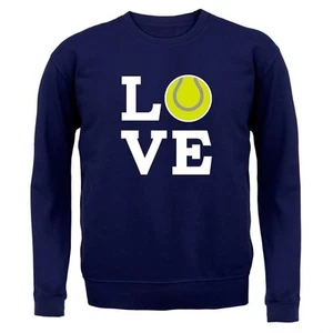 Love Tennis Ball - Kids Hoodie / Sweater - Wimbledon Player Balls Love Fan - Picture 1 of 20