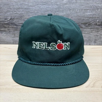 Sombrero de Colección Nelson Gorra Correa Trasera Cuerda Verde Manzana Bordado Publicidad Otto Foto 1 de 4