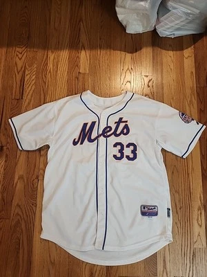 Нашивка Majestic Cool Base New York Mets Matt Harvey белая No33 S54 Jersey All Star - Изображение 1 из 2