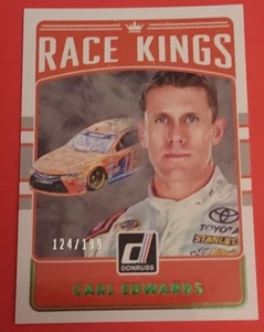 2017 Donruss Carl Edwards Green Foil Race Kings #12/199 - Foto 1 di 8