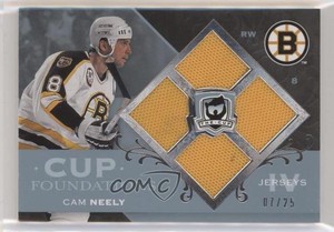 2007-08 Upper Deck The Cup Cup Foundations Jerseys /25 Cam Neely #CF-CN HOF